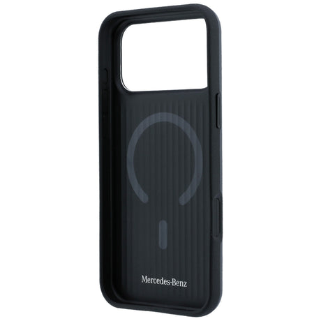 Mercedes Benz iPhone 17 Pro Max/iPhone 18 Pro Max Deksel Leather 3D MagSafe Grå