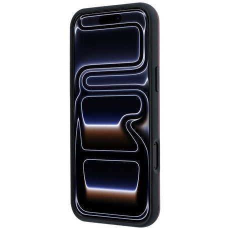 Mercedes Benz iPhone 17 Pro Max/iPhone 18 Pro Max Deksel i skinn med 3D MagSafe, burgunderrød