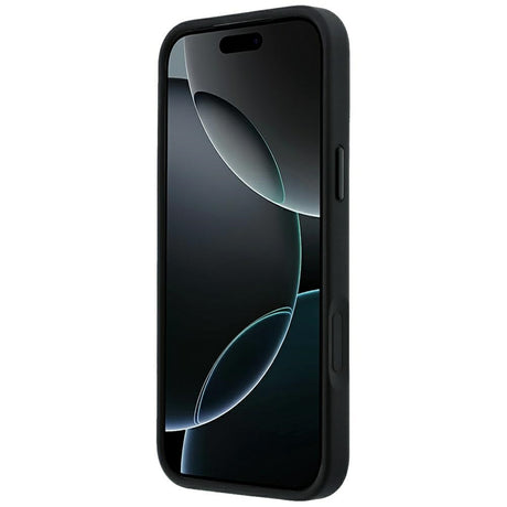 Mercedes Benz iPhone 17 Pro Max/iPhone 18 Pro Max Deksel Leather Crossed Lines Svart