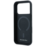 Mercedes Benz iPhone 17 Pro/iPhone 18 Pro Deksel Leather Ring Stand Svart