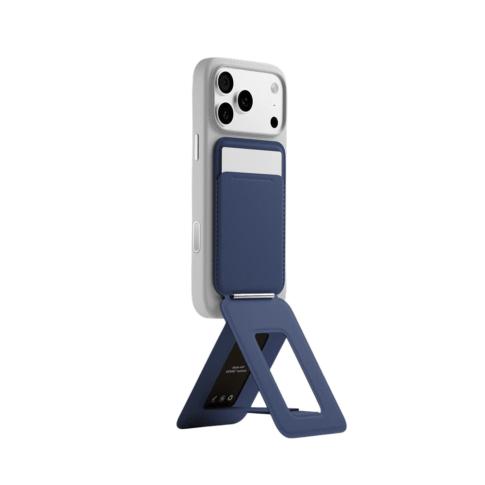 MOFT Snap Phone Tripod Stand & Wallet MagSafe Marineblå