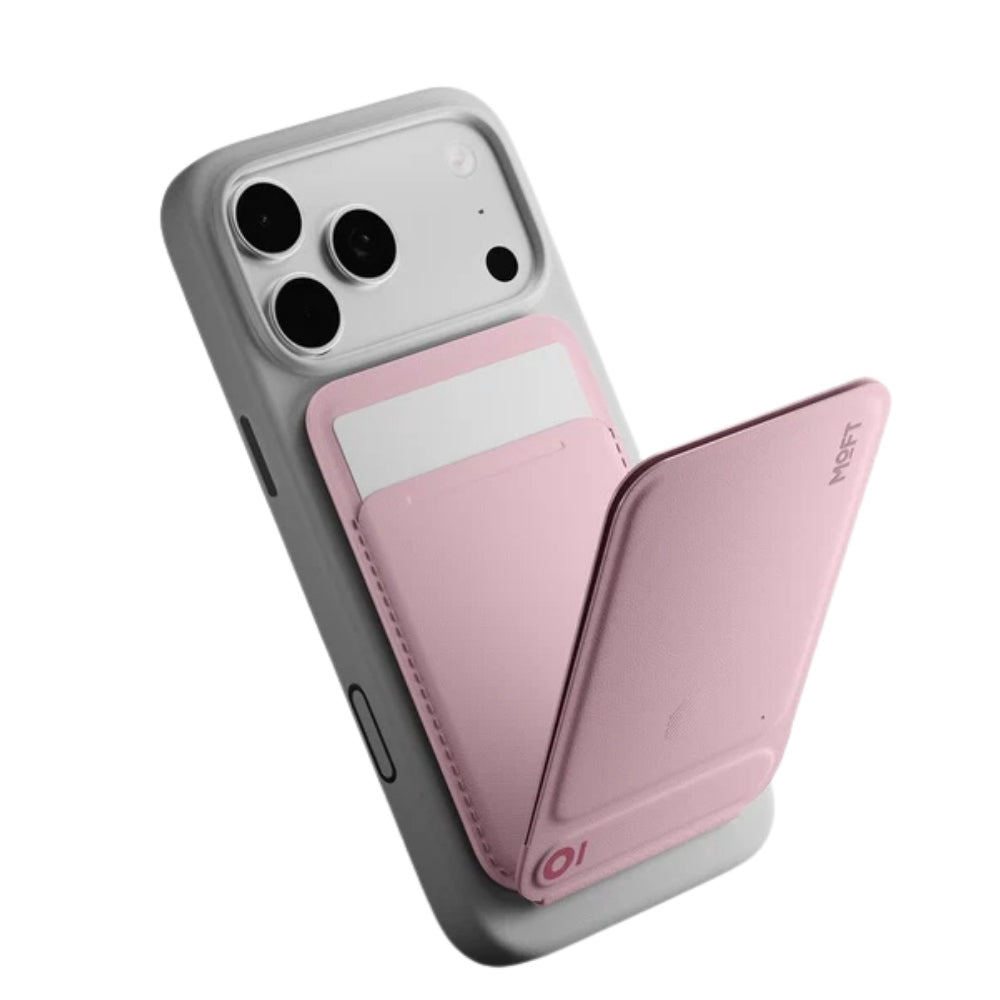 MOFT Snap Phone Tripod Stand & Wallet MagSafe Blush