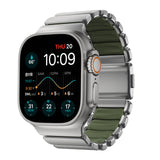 Nomad Apple Watch 45/46mm/Ultra 49mm Armbånd Stratos Band Natural Forest
