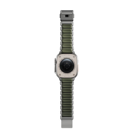 Nomad Apple Watch 45/46mm/Ultra 49mm Armbånd Stratos Band Natural Forest
