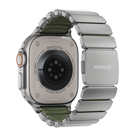 Nomad Apple Watch 45/46mm/Ultra 49mm Armbånd Stratos Band Natural Forest