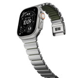 Nomad Apple Watch 45/46mm/Ultra 49mm Armbånd Stratos Band Natural Forest