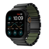 Nomad Apple Watch 45/46mm/Ultra 49mm Armbånd Stratos Band Svart Forest