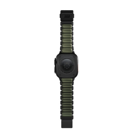 Nomad Apple Watch 45/46mm/Ultra 49mm Armbånd Stratos Band Svart Forest