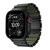 Nomad Apple Watch 45/46mm/Ultra 49mm Armbånd Stratos Band Svart Forest