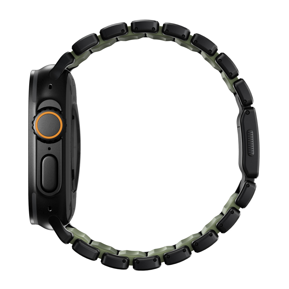 Nomad Apple Watch 45/46mm/Ultra 49mm Armbånd Stratos Band Svart Forest