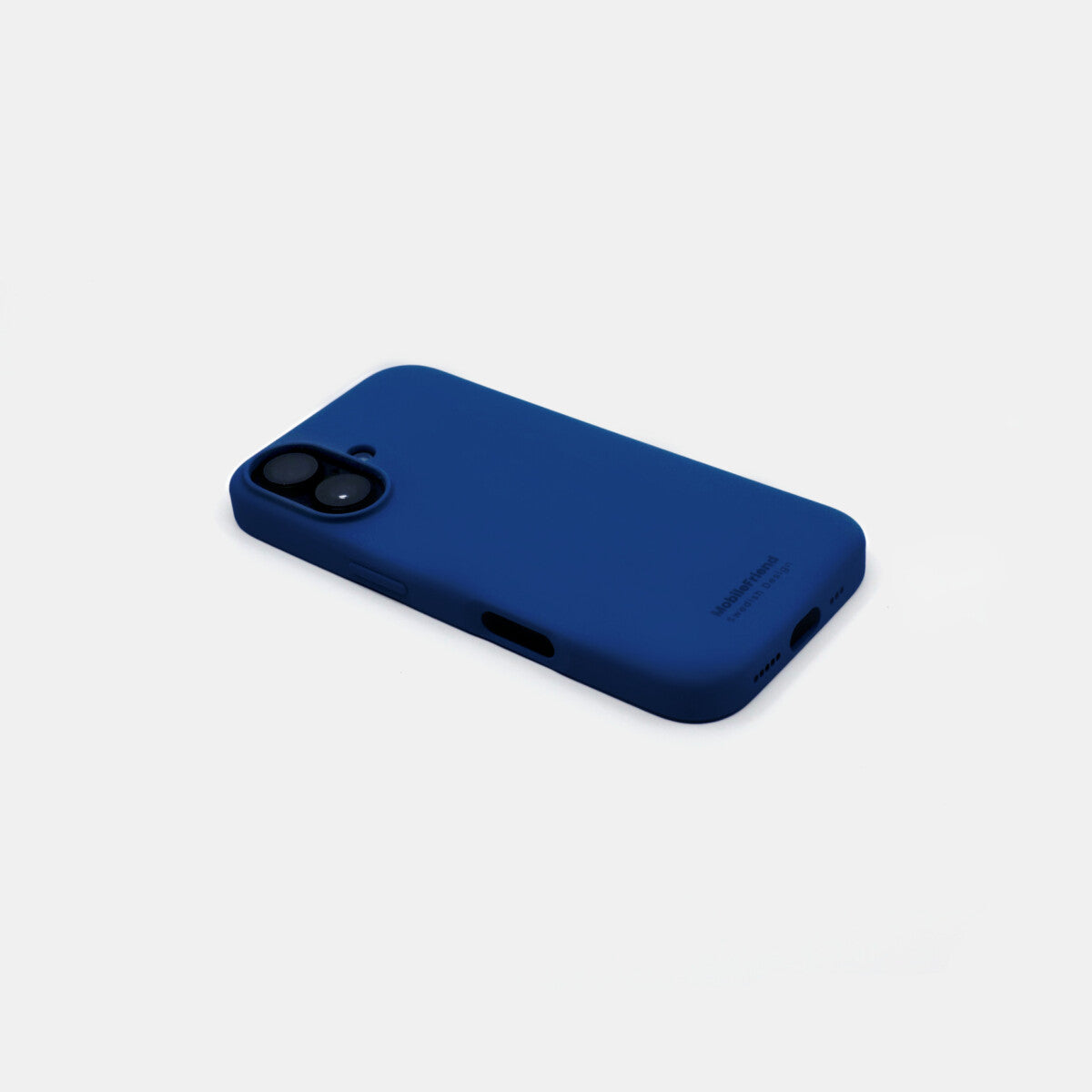 MobileFriend iPhone 16 Skal Silikon Navy Blue