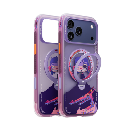 Torras iPhone 17 Pro Max Deksel Ostand Q3 Air Gawx Neon Night Muse