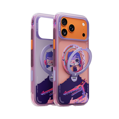 Torras iPhone 17 Pro Max Deksel Ostand Q3 Air Gawx Neon Night Muse