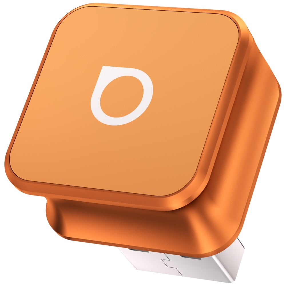 Ottocast Mini Cube Trådløs CarPlay/Android Auto Adapter Oransje