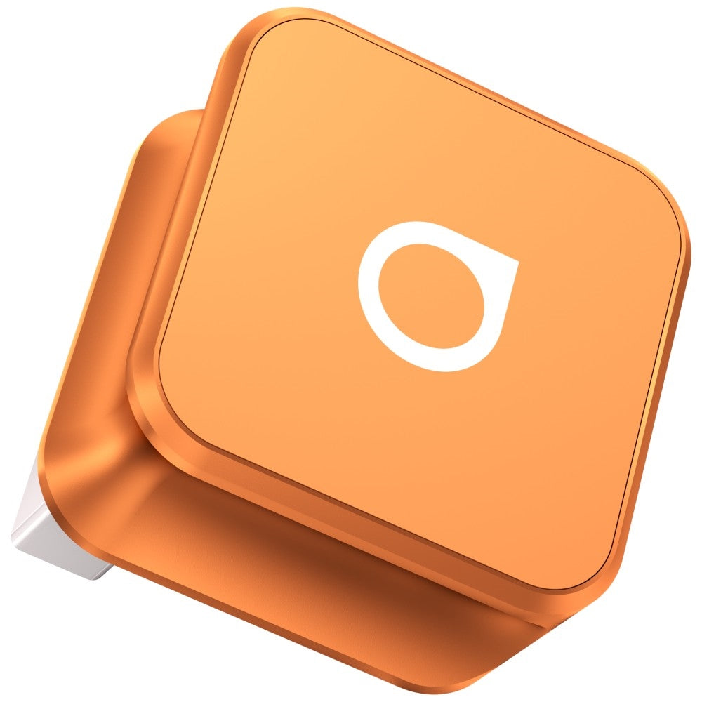 Ottocast Mini Cube Trådløs CarPlay/Android Auto Adapter Oransje