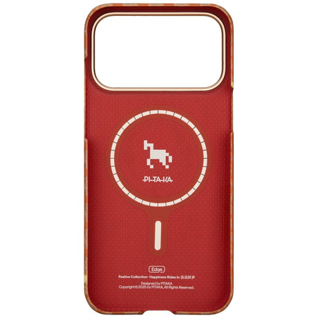 Pitaka iPhone 17 Pro Deksel Edge MagSafe Amber