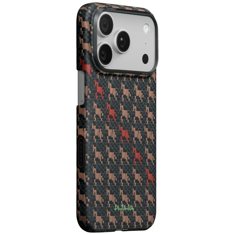 Pitaka iPhone 17 Pro Max-deksel Edge MagSafe Ebony