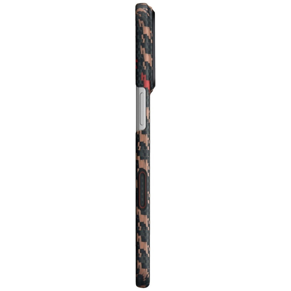 Pitaka iPhone 17 Pro Max-deksel Edge MagSafe Ebony