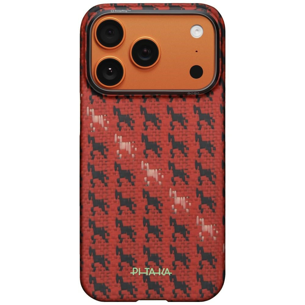 Pitaka iPhone 17 Pro Deksel Edge MagSafe Maroon