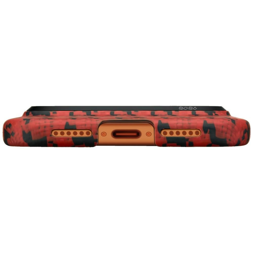 Pitaka iPhone 17 Pro Max Deksel Edge MagSafe Maroon