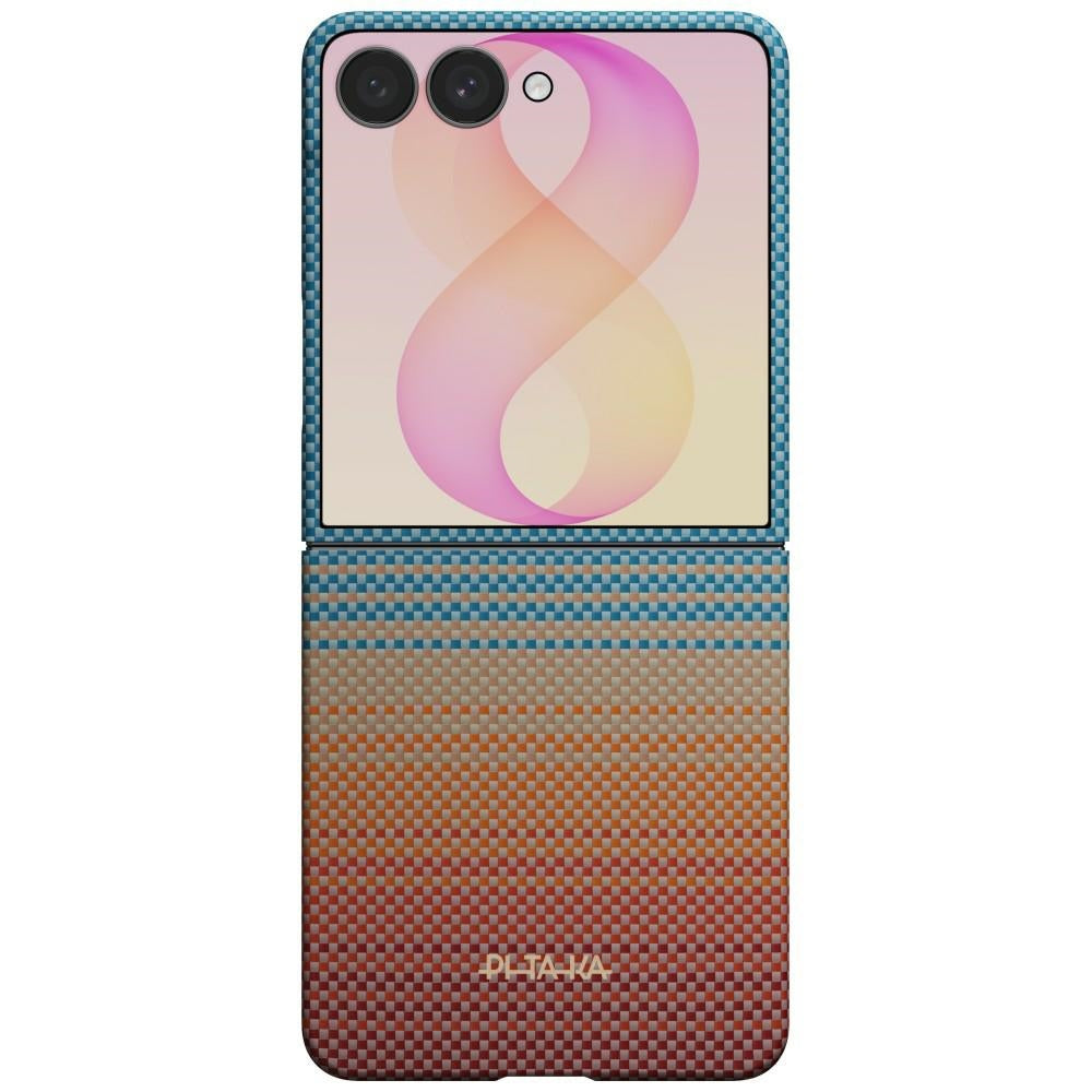 Pitaka Samsung Galaxy Z Flip 8 Deksel Edge California Dream-01