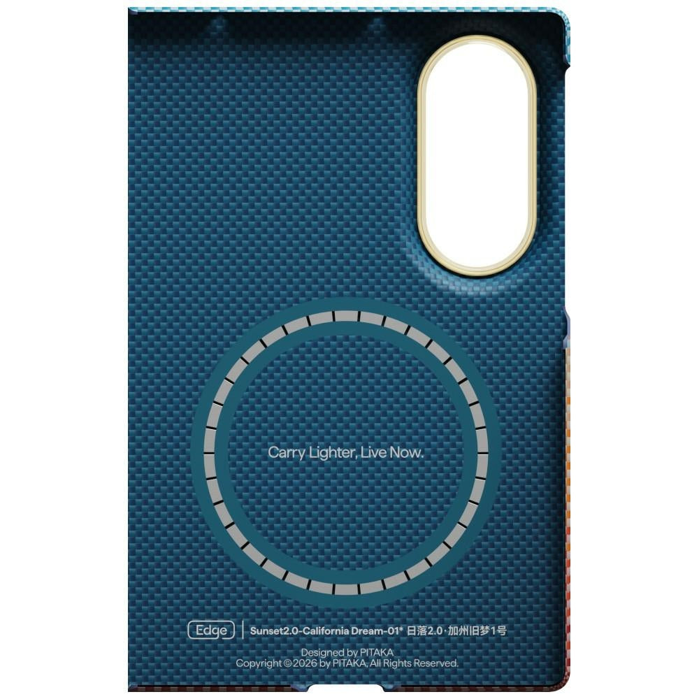 Pitaka Samsung Galaxy Z Fold 8 Deksel Edge California Dream-01
