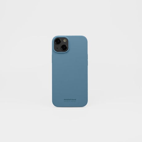 MobileFriend iPhone 13/14/15/16e/17e Skal Silikon Pacific Blue