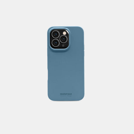 MobileFriend iPhone 15 Pro Skal Silikon Pacific Blue