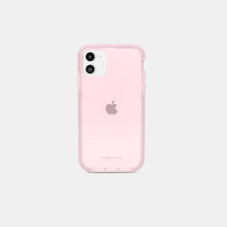 MobileFriend iPhone 11/iPhone Xr Skal Seethrough Rosa