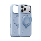 Torras iPhone 18 Pro Deksel Ostand Q3 Silicone Blå
