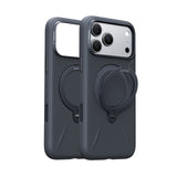 Torras iPhone 18 Pro Max Deksel Ostand Q3 Silicone Svart