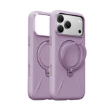 Torras iPhone 18 Pro Deksel Ostand Q3 Silicone Lilla