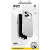 Uniq iPhone 17 Pro/iPhone 18 Pro Deksel Veren MagClick Chalk Frost