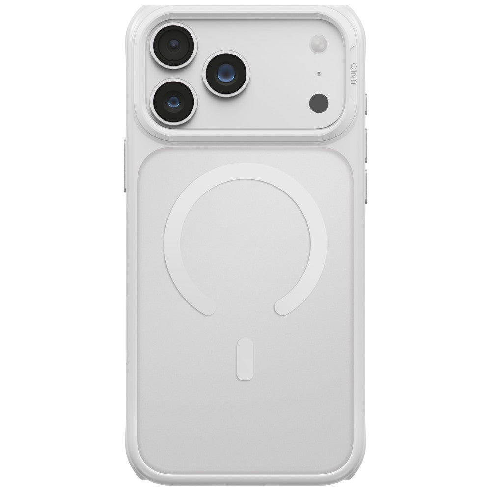 Uniq iPhone 17 Pro Max/iPhone 18 Pro Max Deksel Veren MagClick Chalk Frost