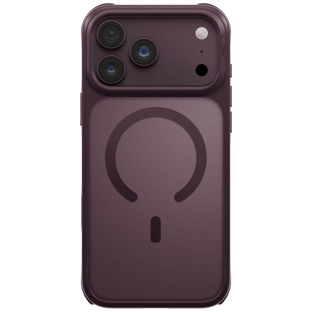 Uniq iPhone 17 Pro Max/iPhone 18 Pro Max Deksel Veren MagClick Burgundy
