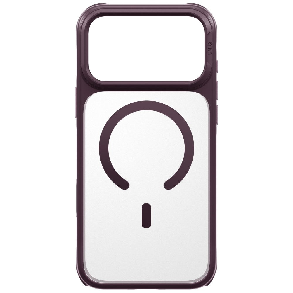 Uniq iPhone 17 Pro Max/iPhone 18 Pro Max Deksel Veren MagClick Burgundy