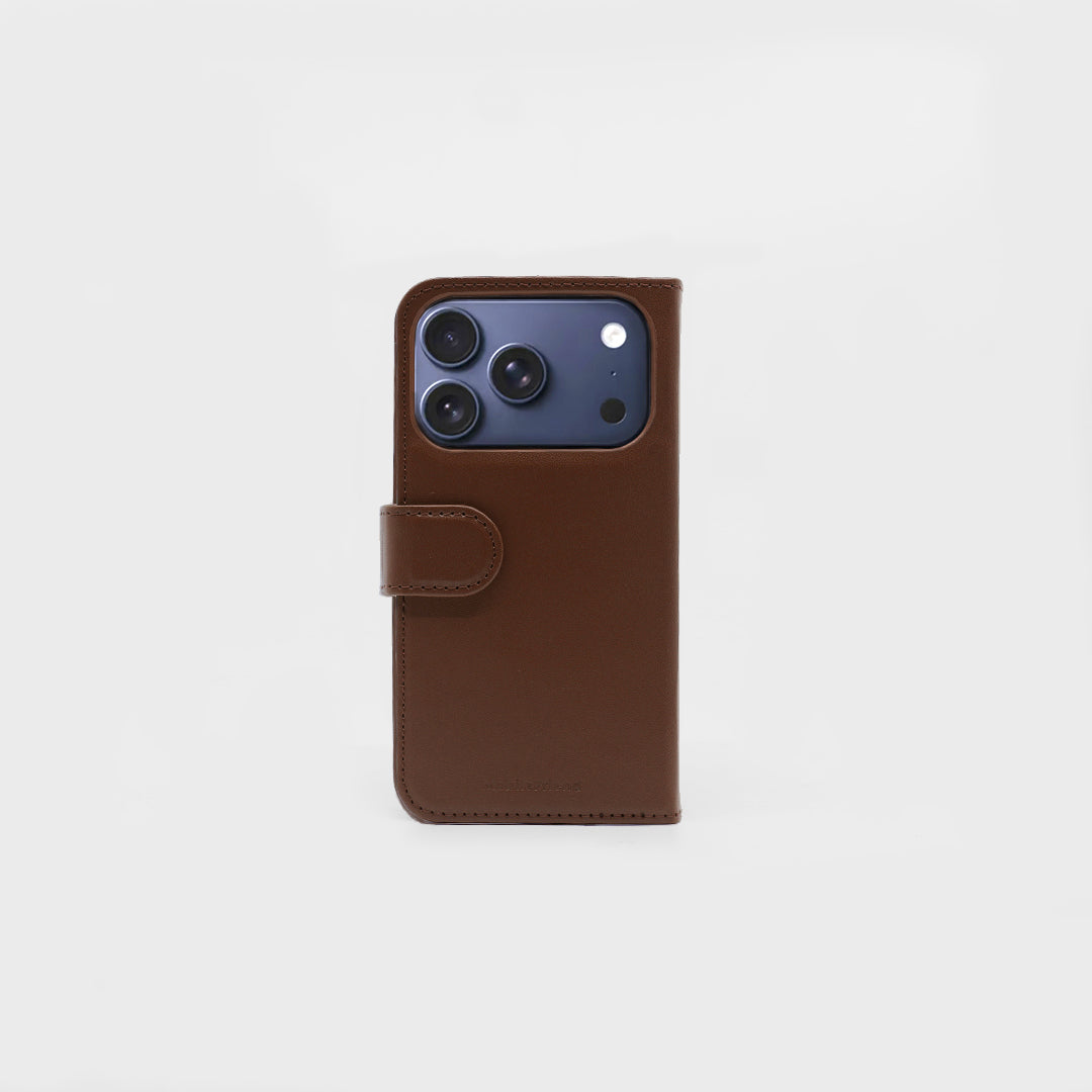 MobileFriend iPhone 17 Pro/iPhone 18 Pro Etui Magnetisk Brun