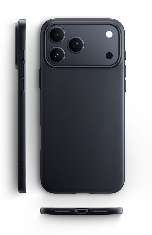 Torras iPhone 18 Pro Max Deksel OriginFit Mag Svart