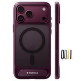 Torras iPhone 18 Pro Max Deksel Ostand L1 Lilla
