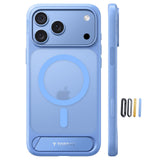 Torras iPhone 18 Pro Max Deksel Ostand L1 Blå