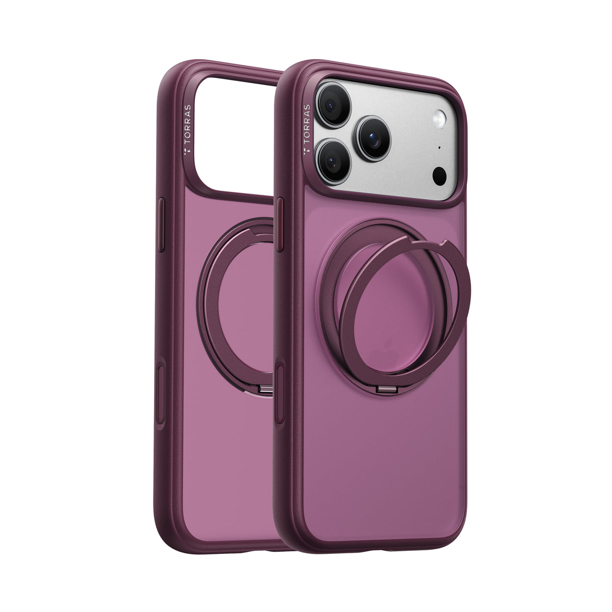 Torras iPhone 18 Pro Deksel Ostand O1 Guardian Lilla