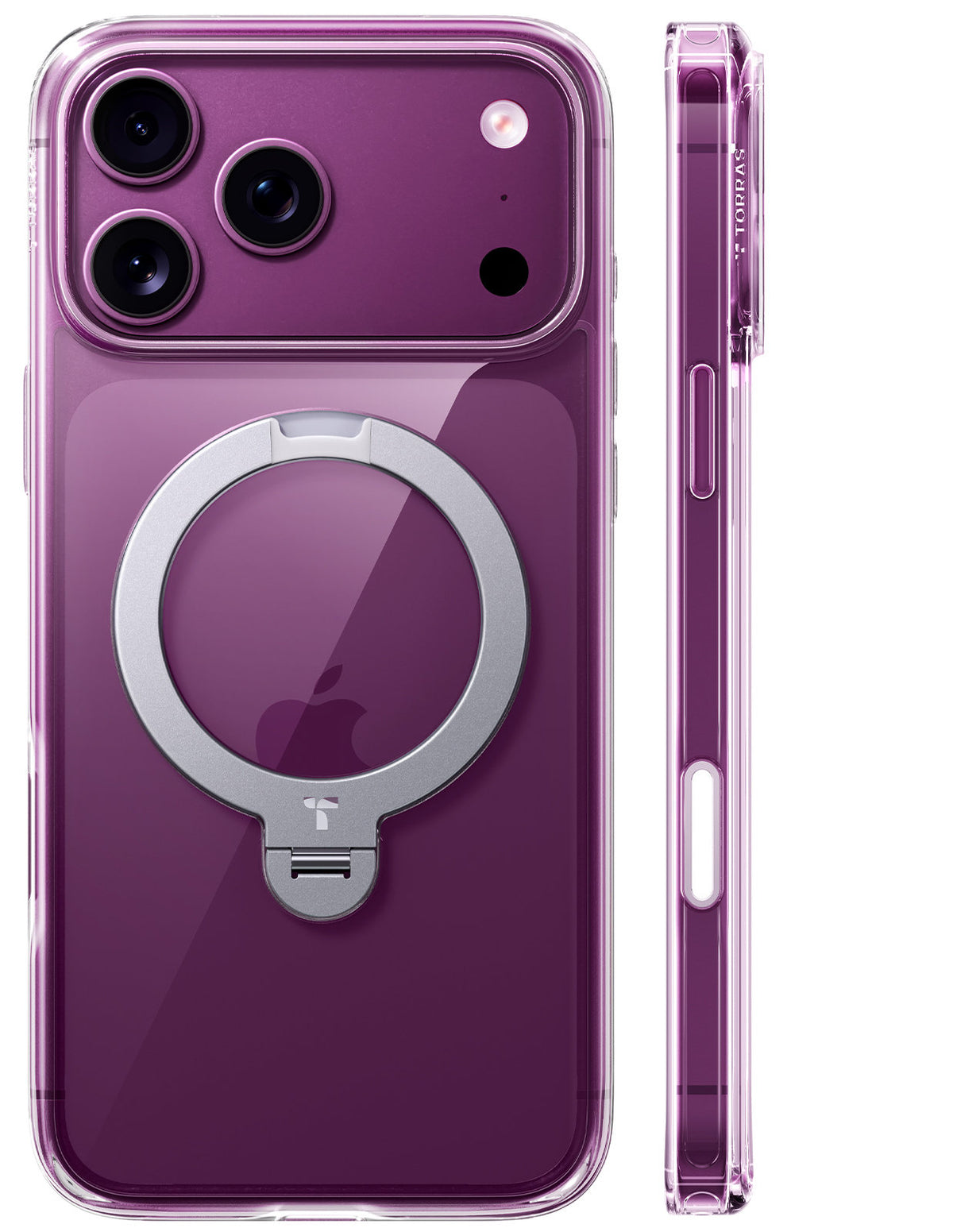Torras iPhone 18 Pro Deksel Ostand Q3 Spin Klar