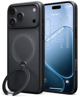 Torras iPhone 18 Pro Max Deksel Ostand Q3 Spin Obsidian Black