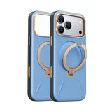 Torras iPhone 18 Pro Max-deksel Ostand Q3 Vegskin Sky Frost