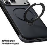 Torras iPhone 18 Pro Deksel Ostand Q3 Rugged Jet Black
