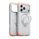 Torras iPhone 18 Pro Max Deksel Ostand Q3 Rugged Sunrise White