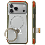 Torras iPhone 18 Pro Deksel Ostand Q3 Air Pro Alpine Marble
