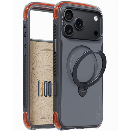 Torras iPhone 18 Pro Deksel Ostand Q3 Air Pro Obsidian Core