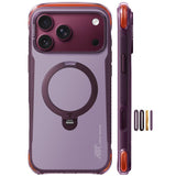 Torras iPhone 18 Pro Max Deksel Ostand Q3 Air Pro Violet Summit