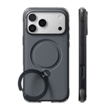 Torras iPhone 18 Pro Max Deksel Ostand Q3 Air Essential Obsidian Black